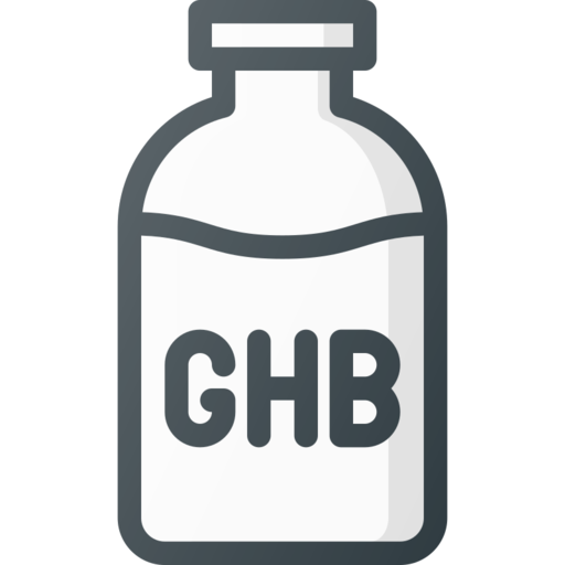 Drug Addiction Ghb Free Png Icon (white, lavender, black)