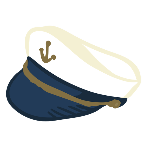 Cruise Captain Navy Cap Png File (navy, gray, beige, black, white)