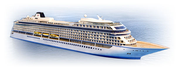 Cruise Ship Png Transparent Image (lavender, white, silver, teal)