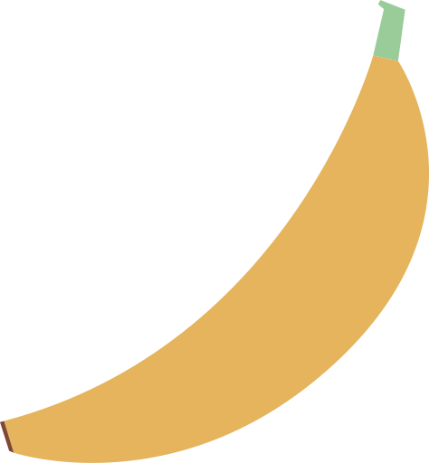 Fruit Banana Free Transparent Png Icon Download (silver, salmon, black)