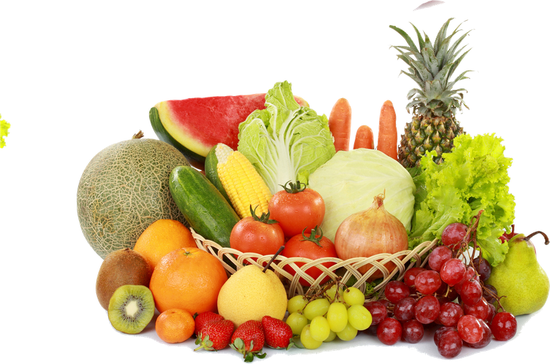 Fruits And Vegetables Transparent Background (gray, silver, black)