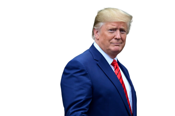 Trump Png Pic (black, navy)