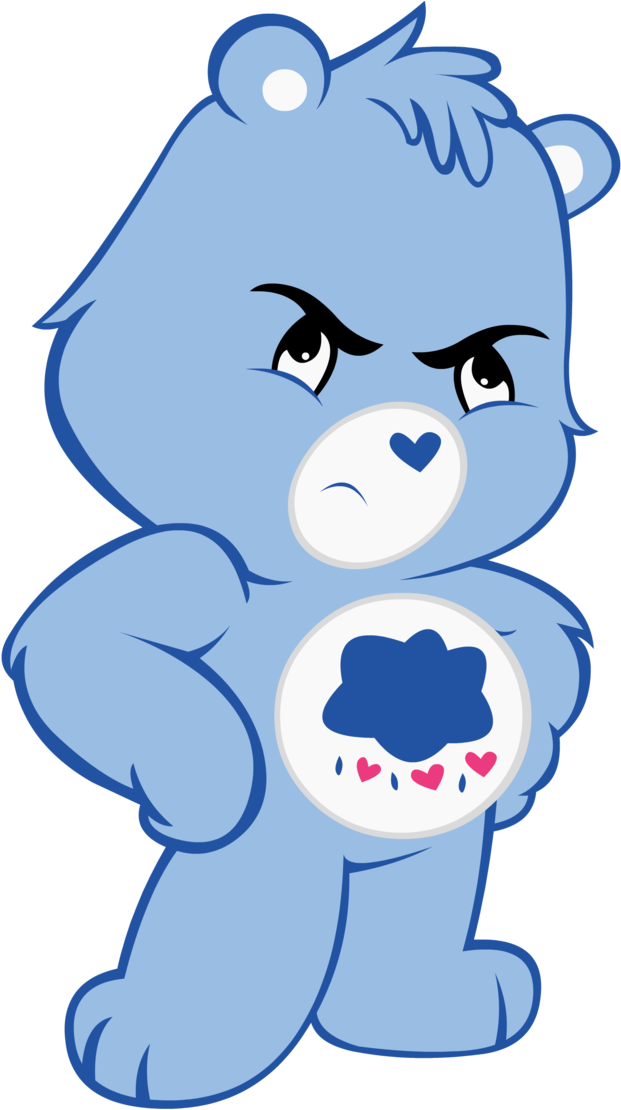 Grumpy Care Bears Png Transparent Image (teal, black, silver, white)