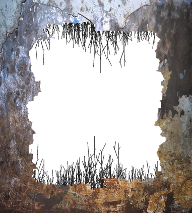 Grunge Frame Png Image (black)