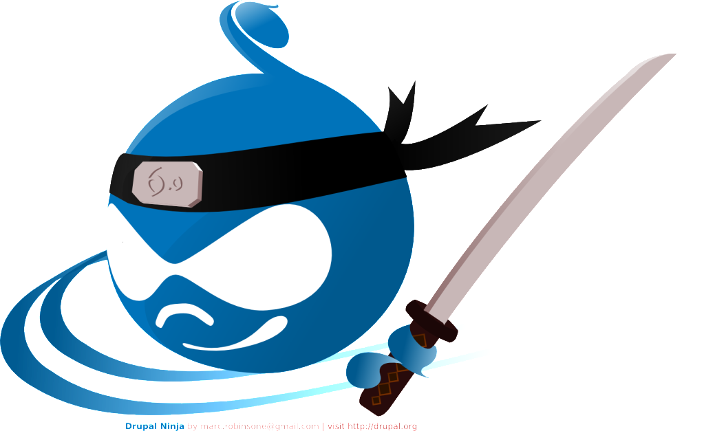 Drupal Png Pic (black, silver, white, teal)