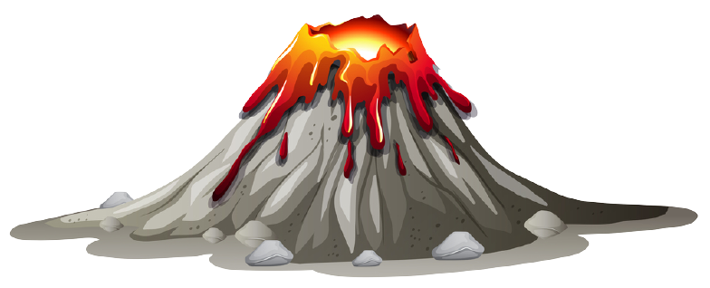 Eruption Png Image (black, gray, silver)