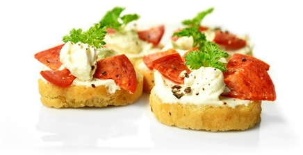 Bruschetta Png Image (white, black)