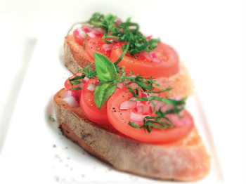 Bruschetta Png Transparent Image (white, black, silver)