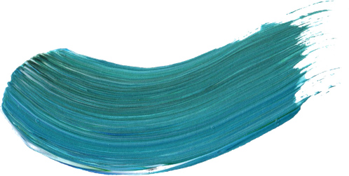 Brush Stroke Png Image (black, teal)