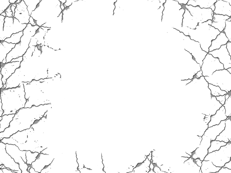 Crushed Glass Cracks Png Clipart (black)