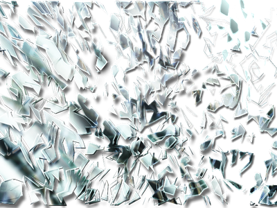 Crushed Glass Cracks Png Photos (black, white)