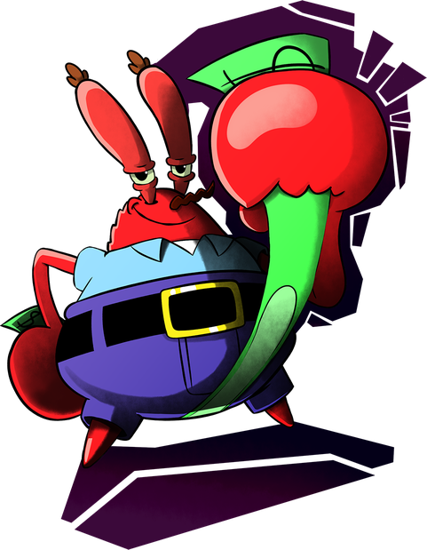 Krusty Krab Png Transparent Image (red, indigo, black)