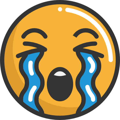 Crying Emoji Png Download Image (teal, chocolate, orange, white, black)