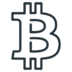 Cryptocurrency Btc Bitcoin Icon Free Nobackground Png Icon Download (black)