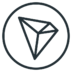 Cryptocurrency Coin Crypto Tron Icon Free Nobackground Png Icon Download (black)