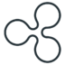 Cryptocurrency Xrp Ripple Icon Free Nobackground Png Icon Download (black)