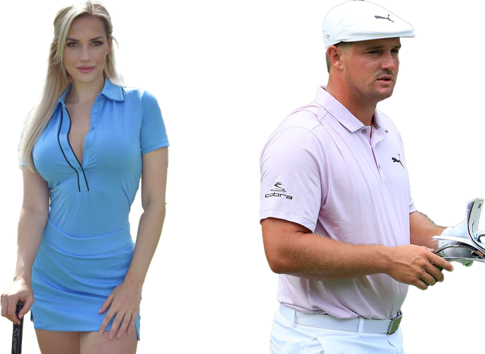 Bryson Dechambeau Png Pic (white, lavender, black)