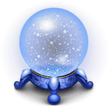 Crystal Ball Png Isolated Photos (black)