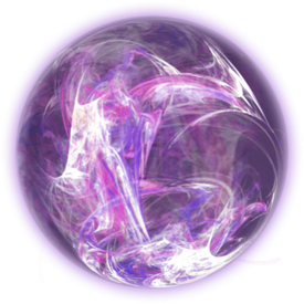 Crystal Ball Png Pic (black, plum)