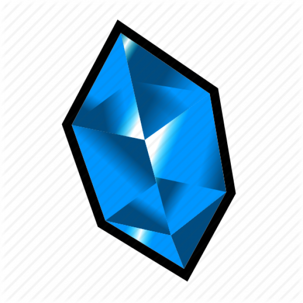 Crystal Png Image (black, indigo, greenish blue, white)