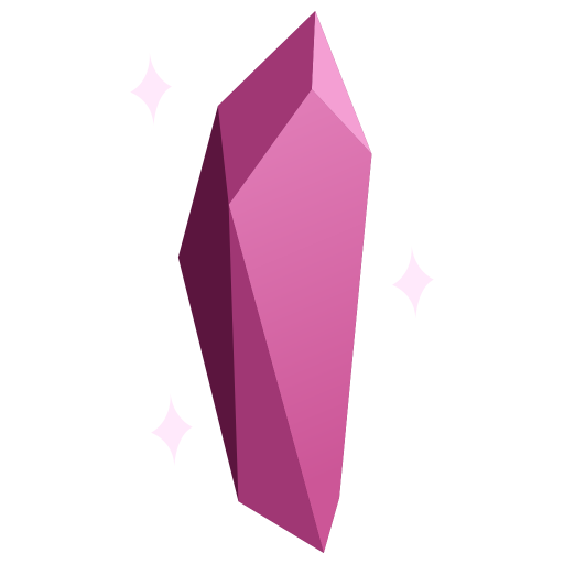 Crystal Transparent Png (plum, indigo, black, purple, salmon)