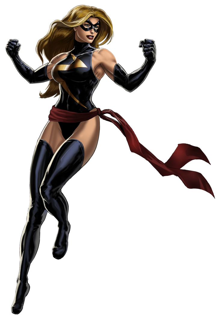 Ms. Marvel Png Isolated File (black)