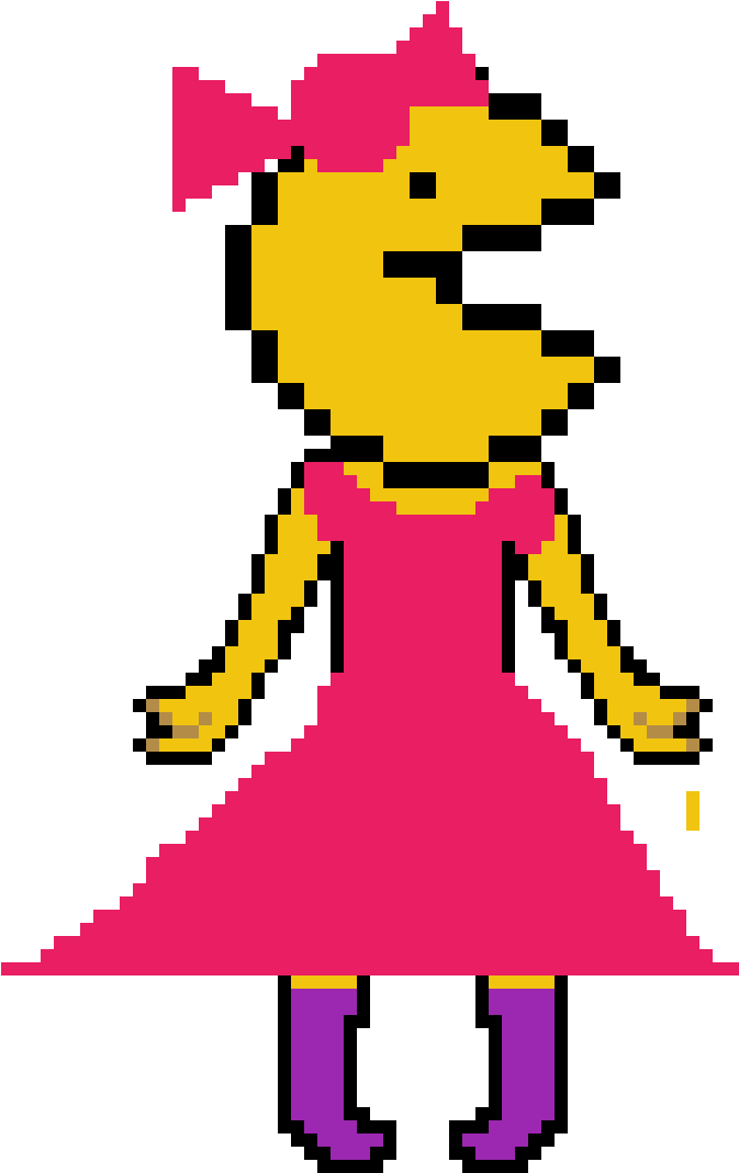 Ms. Pac Man Png Isolated Photos (gold, black, purple, salmon)