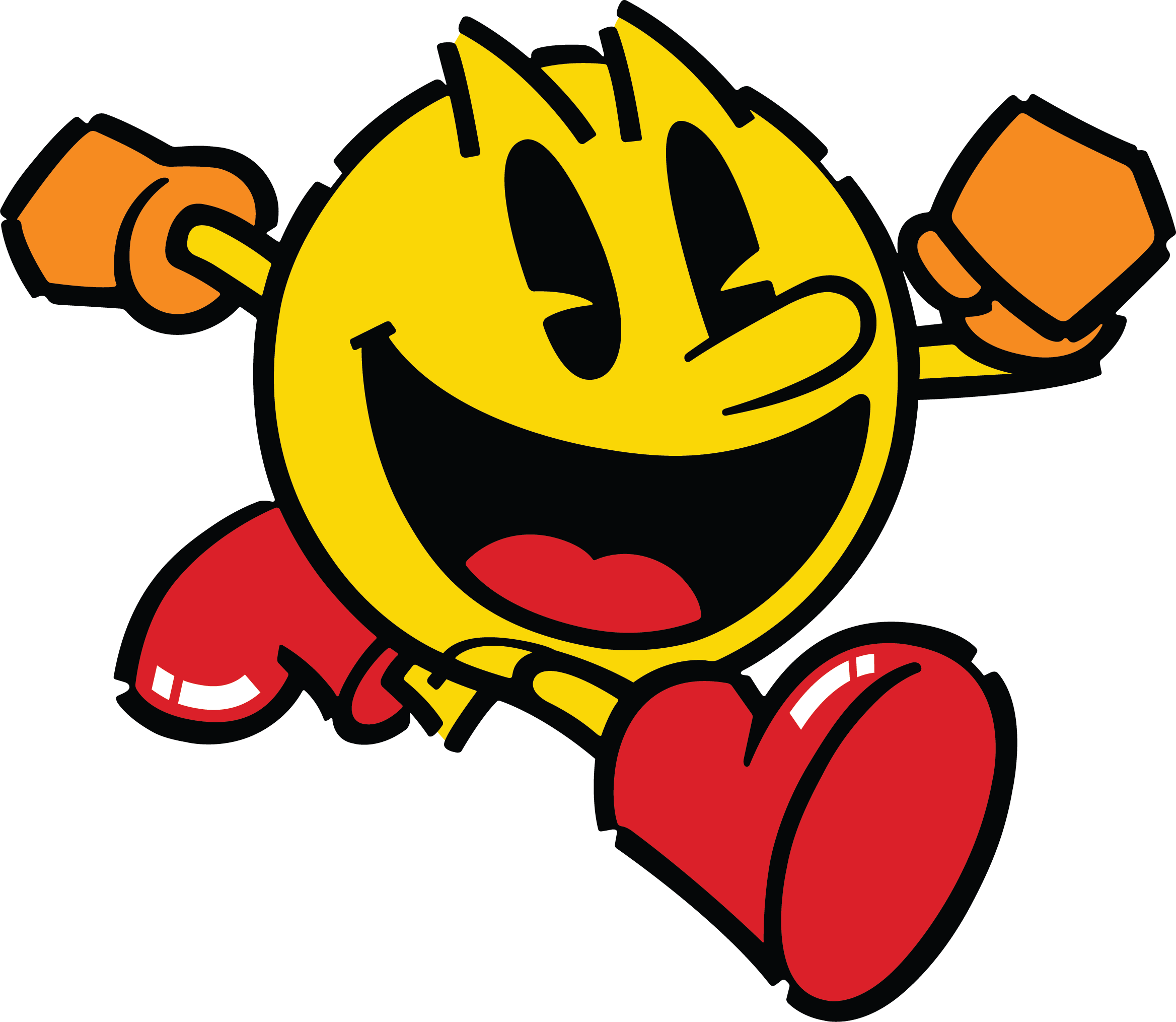 Ms Pacman Png Free Download (red, gold, black, orange, white)