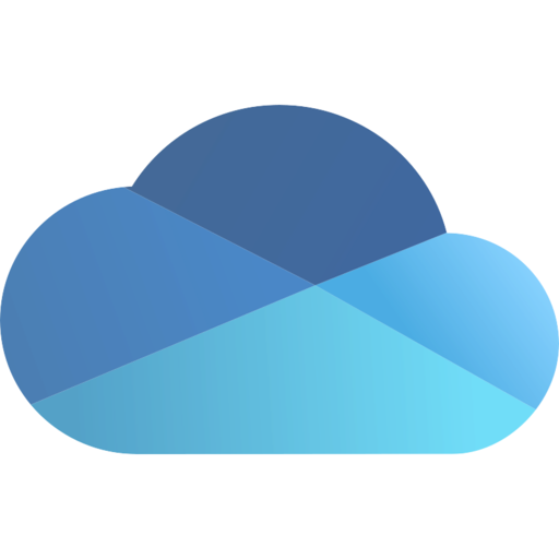 Ms Onedrive Free Png Icon (navy, black, teal)