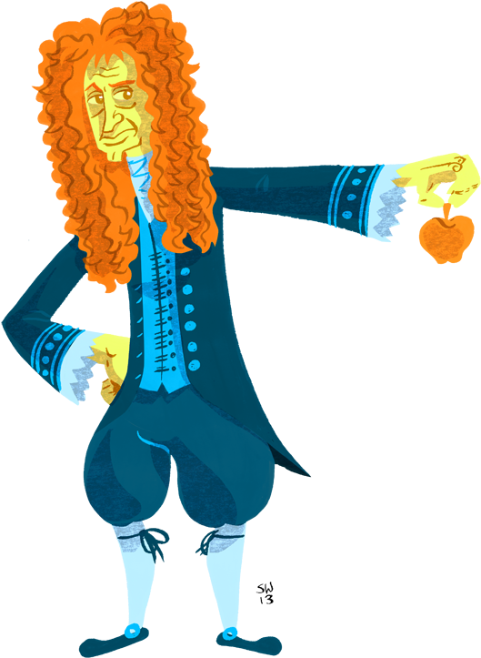 Isaac Newton Png Clipart (teal, black)