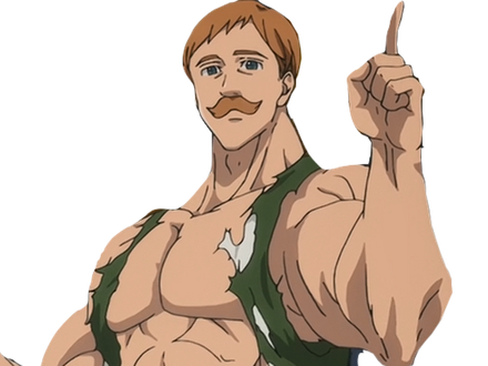 Escanor Png Photos (silver, black, salmon)