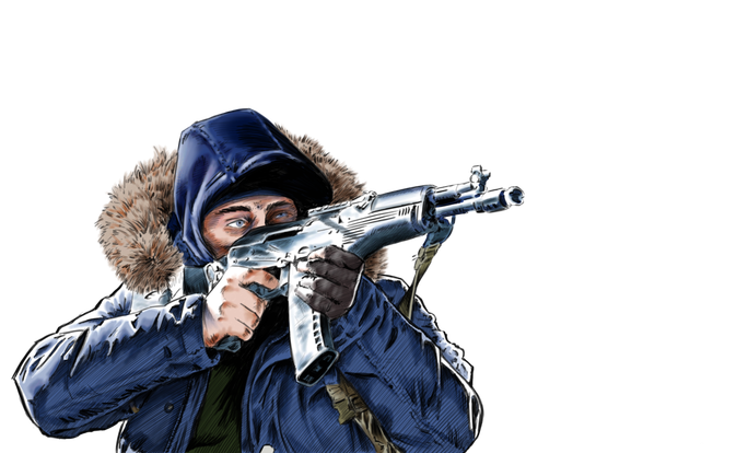 Escape From Tarkov Png Pic (navy, black, indigo, teal)