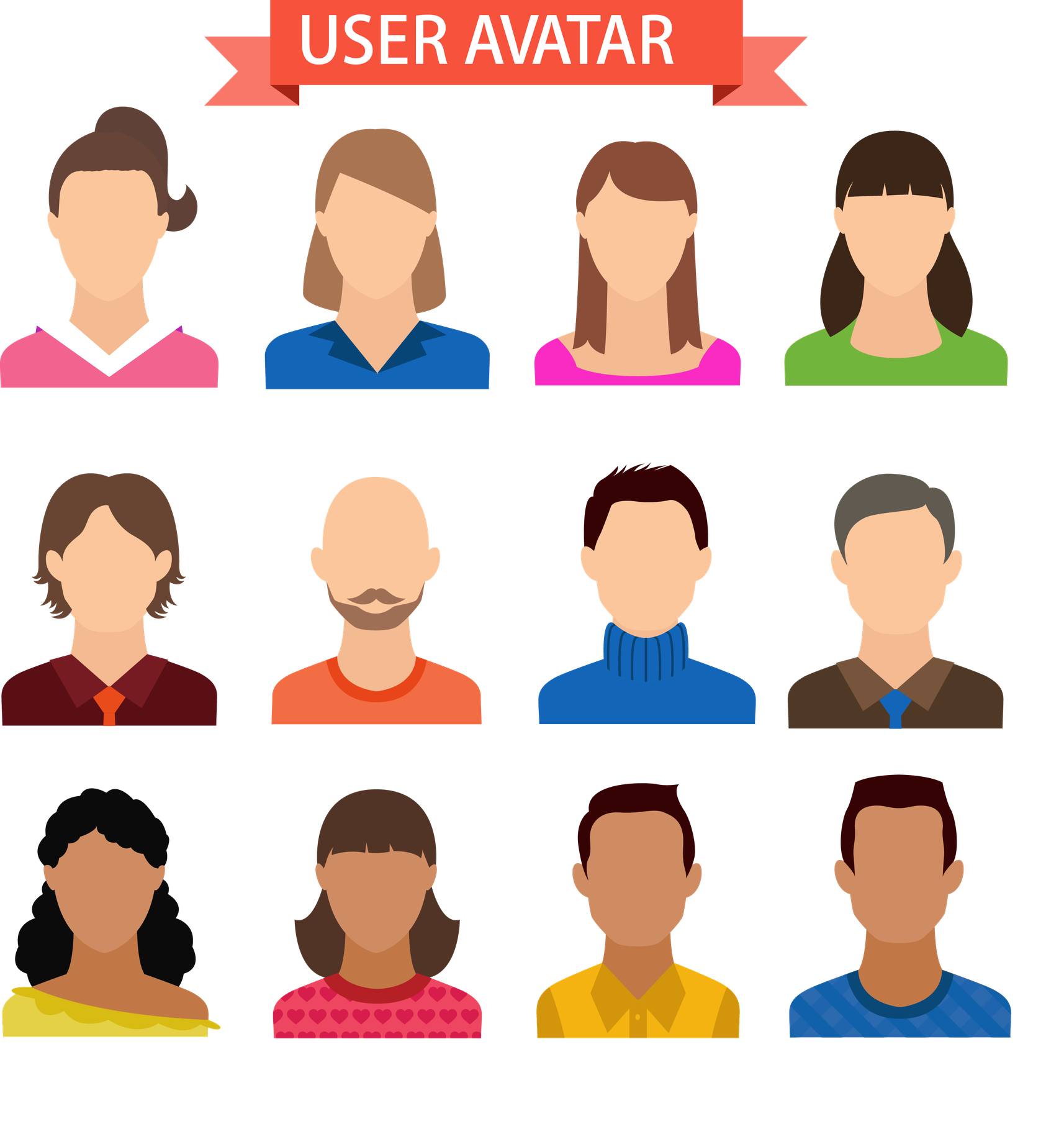 User Avatar Profile Png Hd Isolated (black, pink, maroon, salmon, teal)