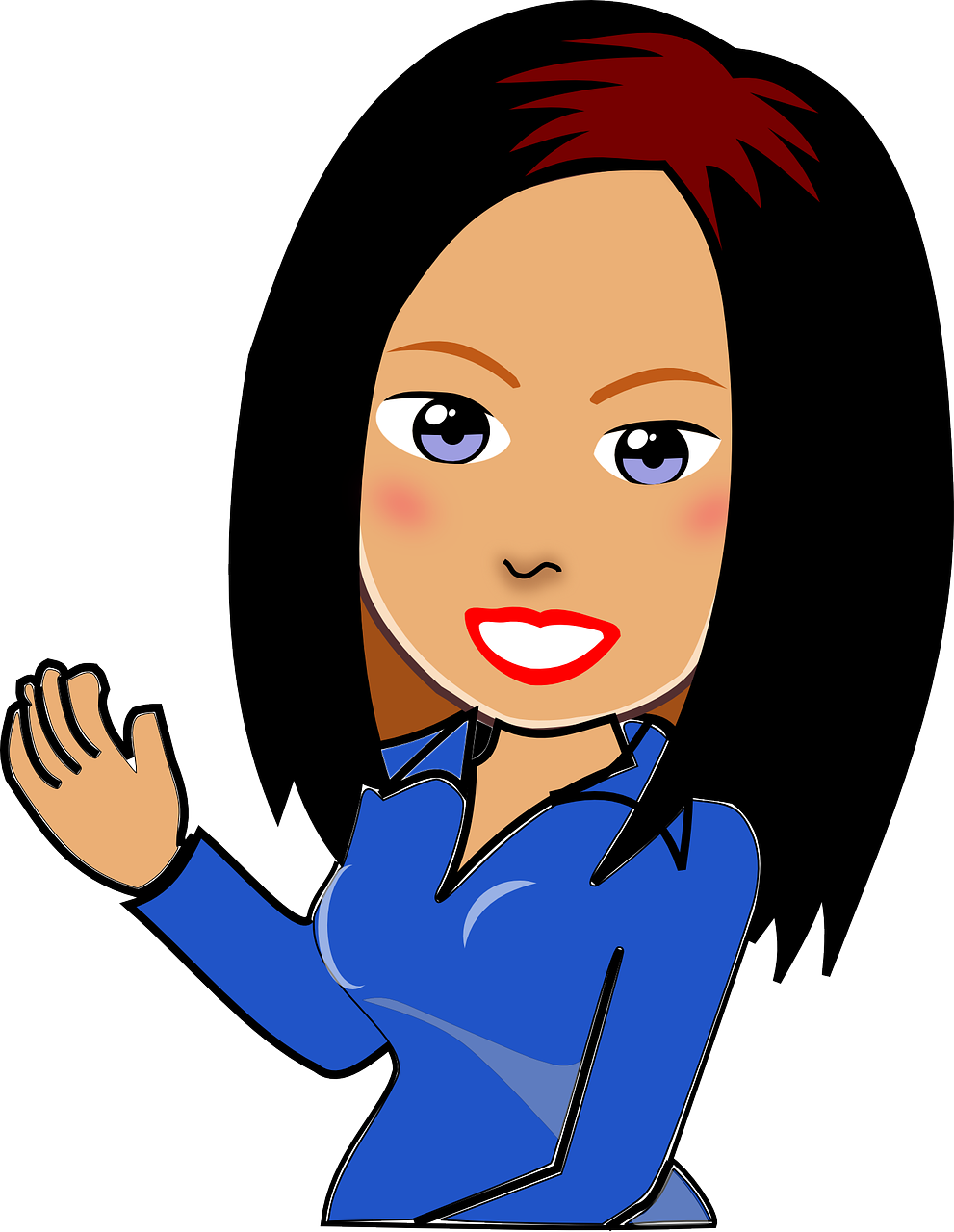 User Avatar Profile Png Photo (black, maroon, salmon, white, teal)