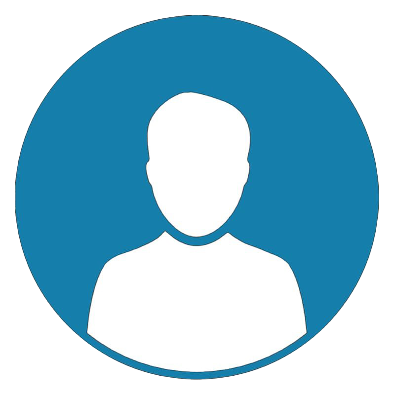 User Profile Png High Quality Image (teal, white)