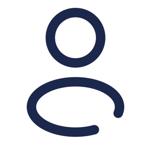 User Rounded Free Png Icon (navy, black)