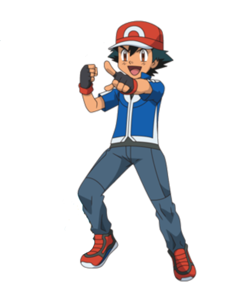 Ash Ketchum Background Png (black, gray, teal)