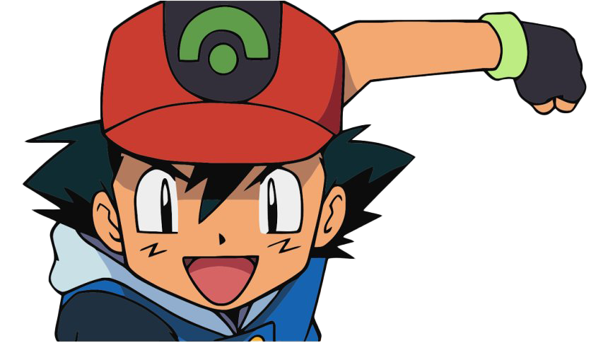 Ash Ketchum Png File (indigo, white, black, salmon, chocolate)