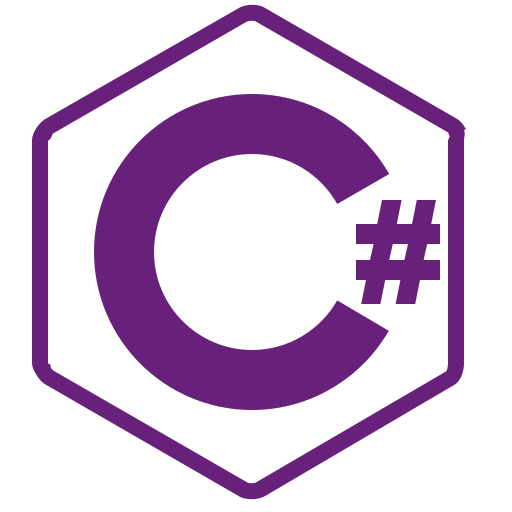 Csharp Line Logo Icon Free Transparent Png Icon Download (purple, black, indigo)