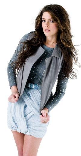 Ashley Greene Png Transparent Image (lavender, black)