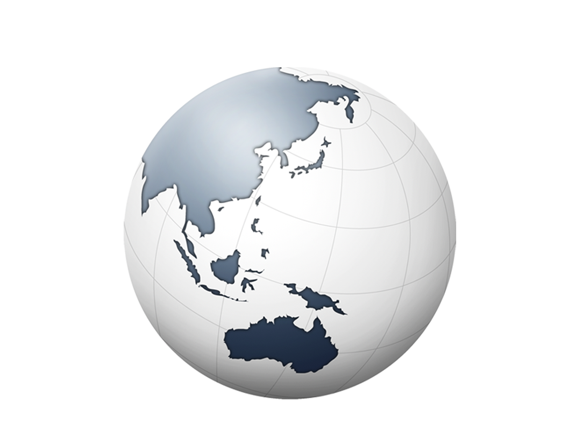 Asia Globe Png Clipart (lavender, white)