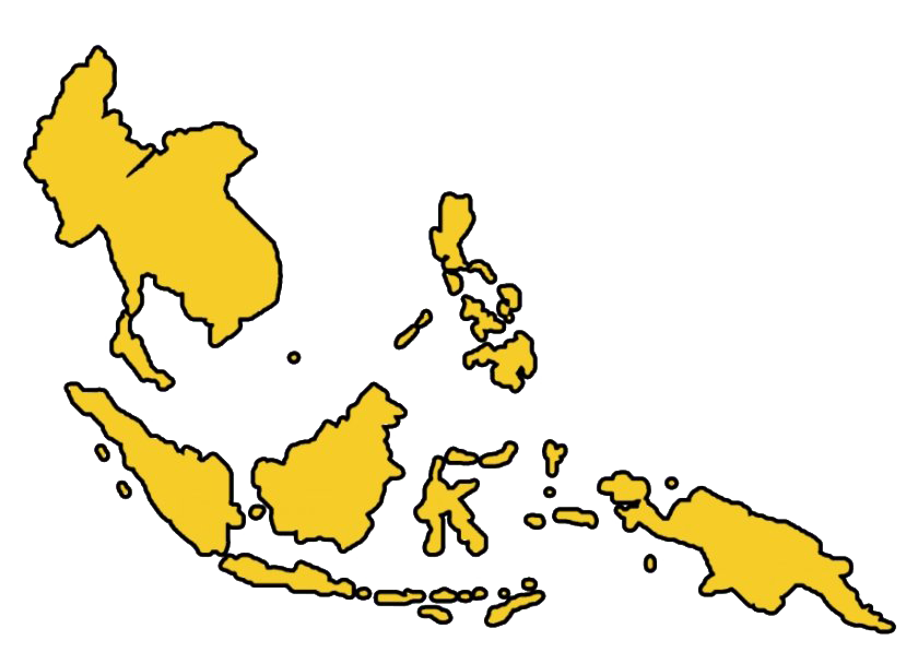 Asia Png Image (gold, white)