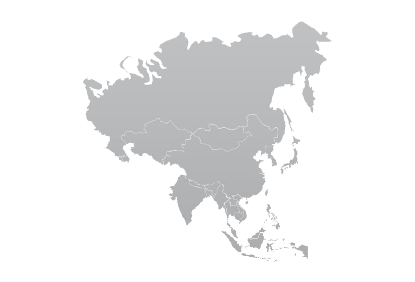 Asia Transparent (white, silver)