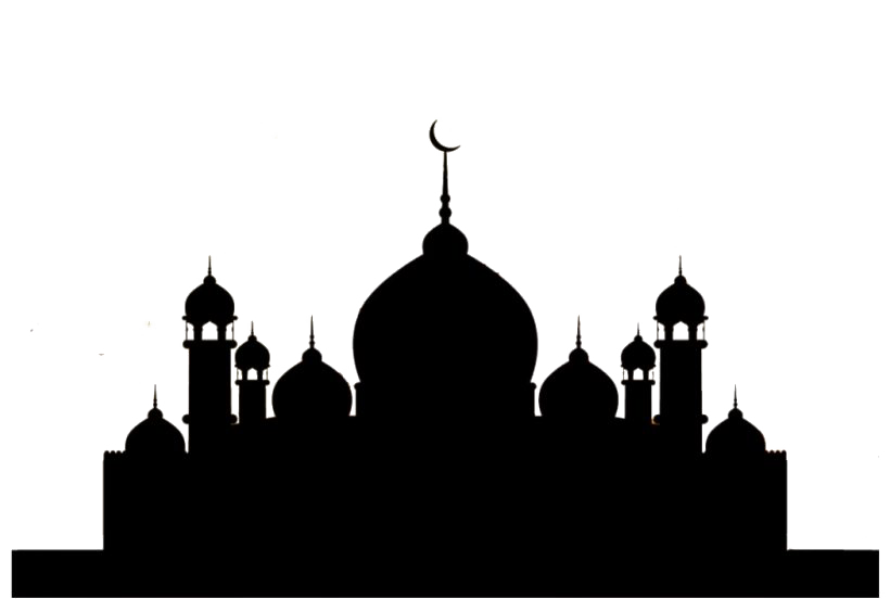 Islam Mosque Png Clipart (black, gray, white)