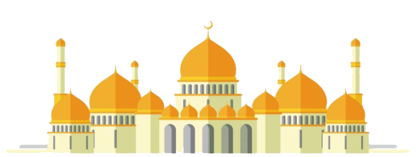 Islam Mosque (beige, orange, white, silver)