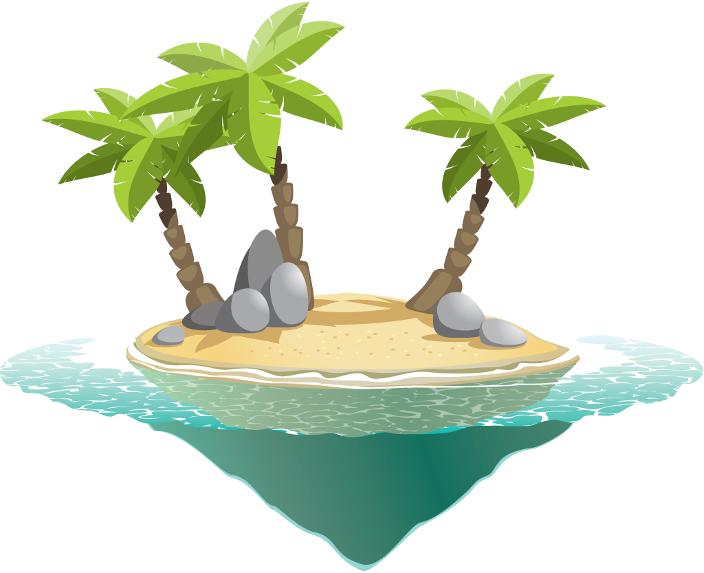 Island Transparent Png (gray, silver, lavender, black, white)