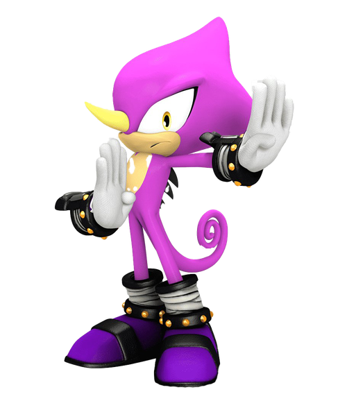 Espio The Chameleon Png Hd (violet, black, white)