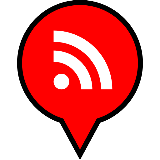 Rss Location Navigation Pointer Pin Logo Icon Free Nobackground Png Icon Download (red, black, pink, white)