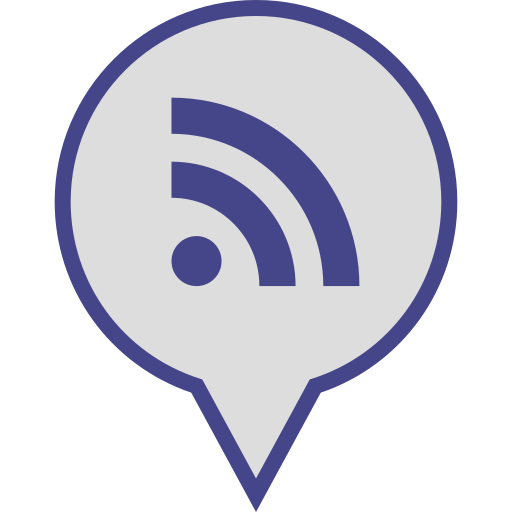 Rss Social Media Pin Logo Icon Free Transparent Png Icon Download (beige, lavender, black, indigo)