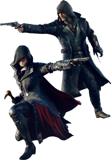 Assassin Creed Syndicate Transparent Background (black)